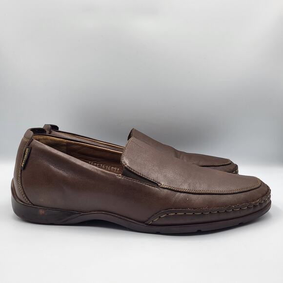 Mephisto Edlef Dark Brown Leather Slip On Comfort Loafer Moccasin Men’s Size 9 main image 5